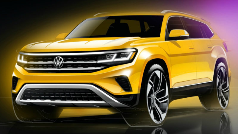 Volkswagen анонсировал обновленный кроссовер Teramont