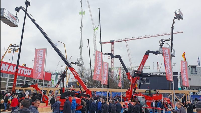 Manitou продемонстрировал новинки на выставке Bauma 2019
