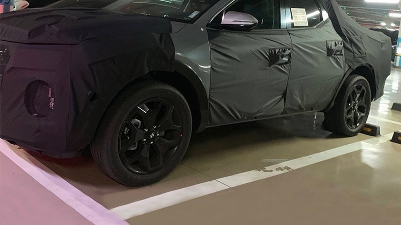 Пикап Hyundai замечен на тестах