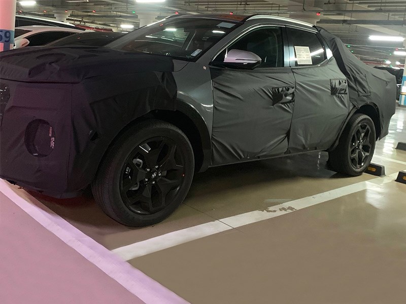 Пикап Hyundai замечен на тестах