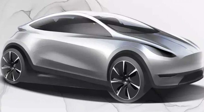 Самый маленький электрокар Tesla впервые показали в сети