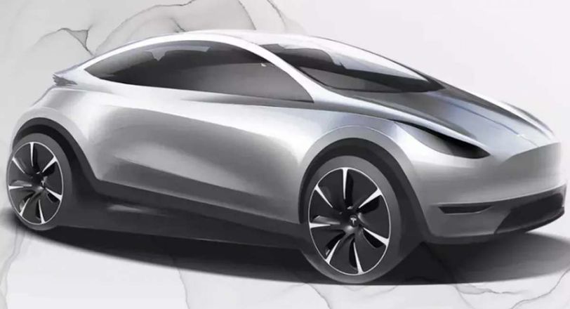 Самый маленький электрокар Tesla впервые показали в сети