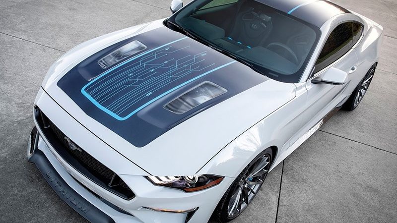 Ford Mustang превратили в электромобиль