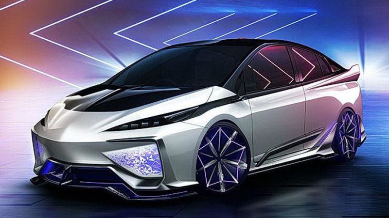 Toyota показала Prius со светящимся обвесом