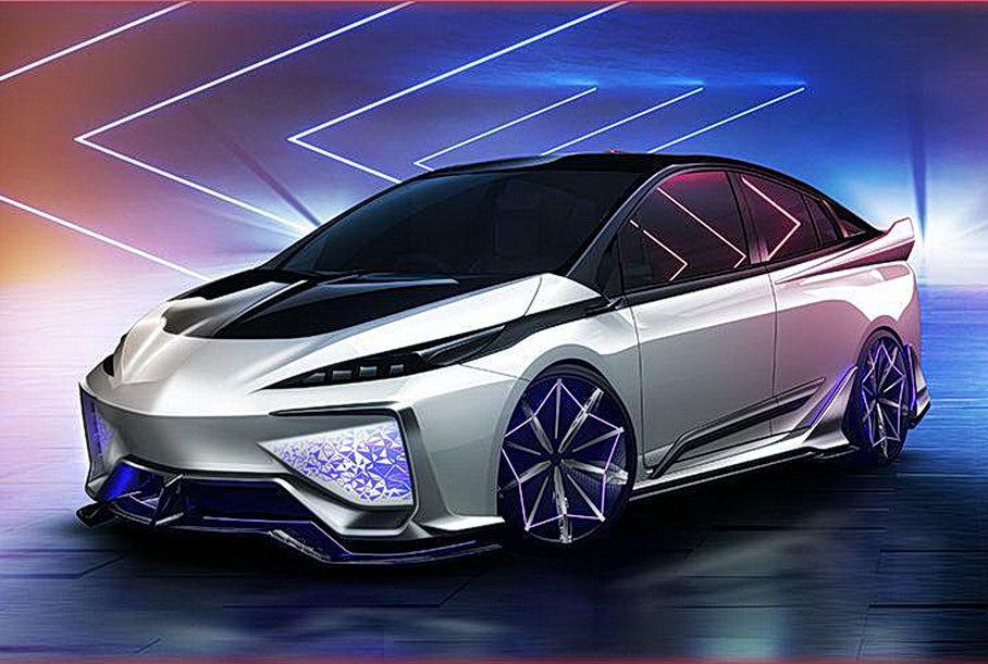 Toyota показала Prius со светящимся обвесом