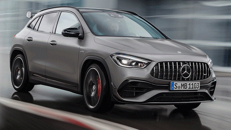 Новый Mercedes-Amg GLA 45 получил очень мощный мотор