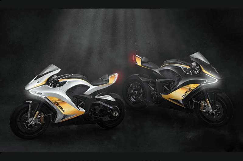 Мотоциклы Damon Electric представили две новые модели Hypersport