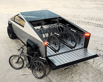 Электронный велосипед в дополнение к Tesla Cybertruck