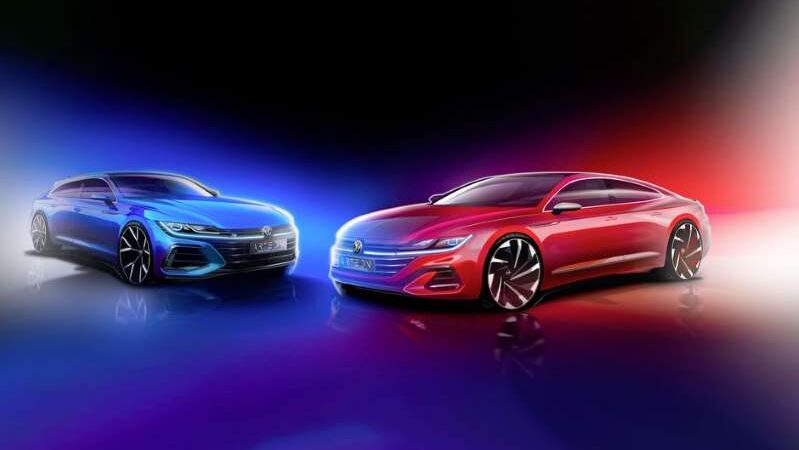 Volkswagen Arteon демонстрирует новые взгляды перед дебютом