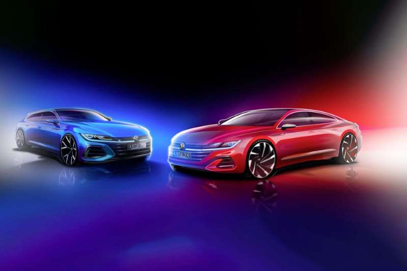 Volkswagen Arteon демонстрирует новые взгляды перед дебютом