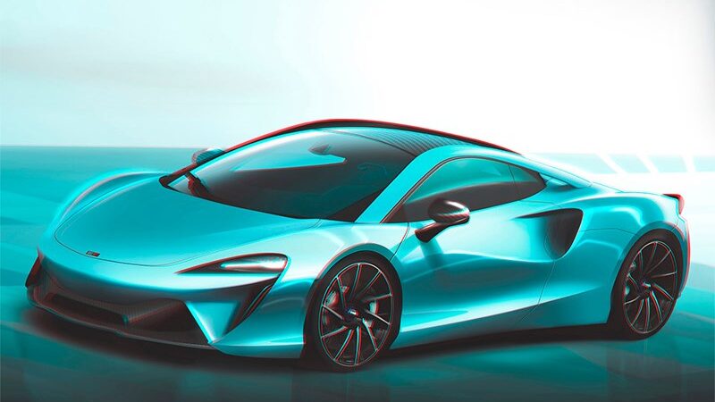 Мощность нового гибридного суперкара MClaren превысит 600 лошадиных сил