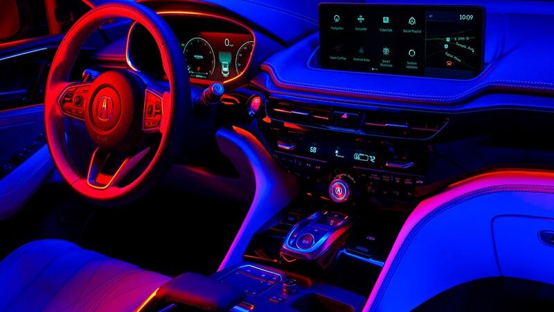 Acura показала салон кроссовера MDX нового поколения