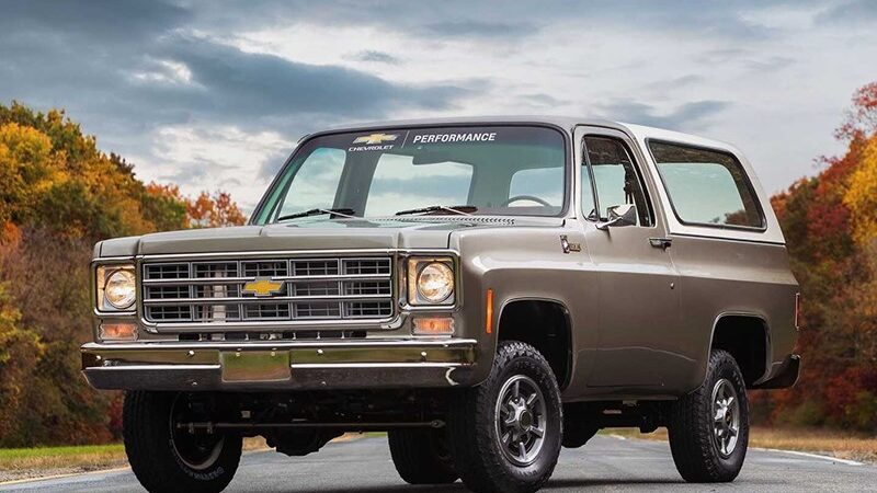 Классический внедорожник Chevrolet 1977 года превратили в электромобиль