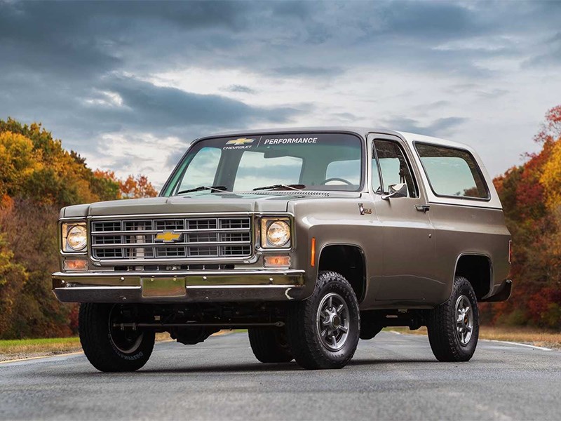 Классический внедорожник Chevrolet 1977 года превратили в электромобиль